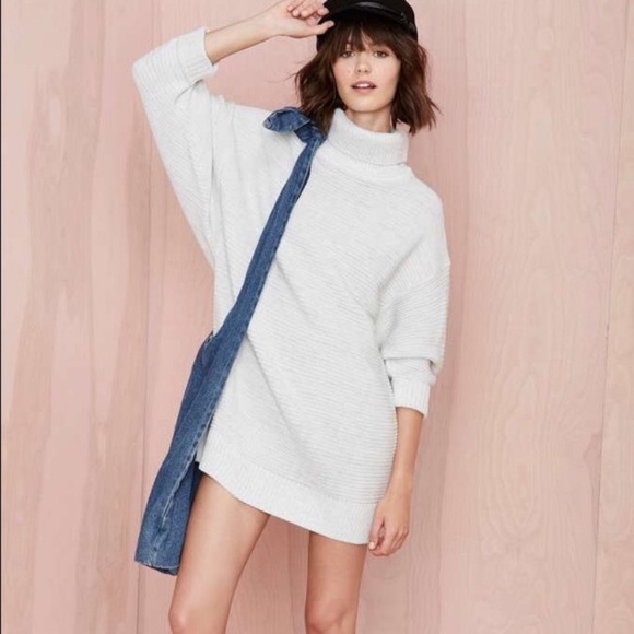 nasty gal sweater dress
